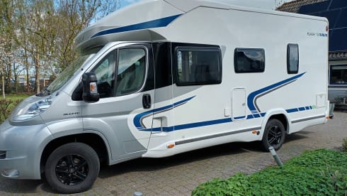 Camper met sfeer – 4 Person Chausson half integral