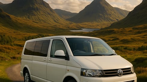 Adventure van  – Noleggio camper VW automatico – Aeroporto di Edimburgo – NC500 Highlands scozzesi 