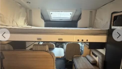 The great escape – Luxe Ford Rimor camper 2026, familiecamper met 5 slaapplaatsen