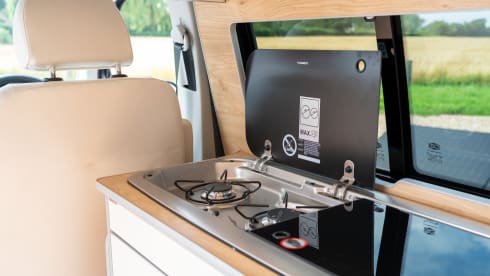 Grey VW - 4 Berth Volkswagen Campervan from 2024