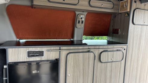 Kitty - because she purrs  – 2 berth Mazda Bongo campervan  2001