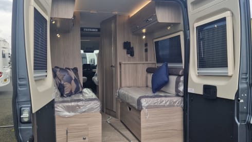 Skye – Brand New 4 berth Pop Top Camper!