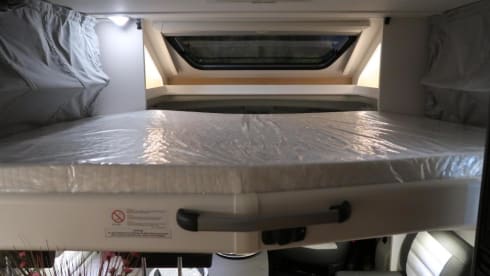 Billy – Hymer Carado with length beds, very suitable for tall people