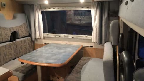 Fiat 6 sleeping places, 2006, air conditioning, fixed beds, bicycle rack
