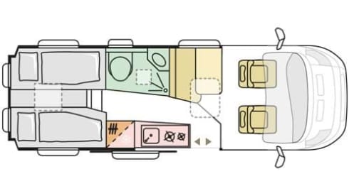 2-person Adria Mobil bus from 2023