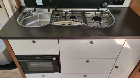 LMC integrated camper with round seating from 2018