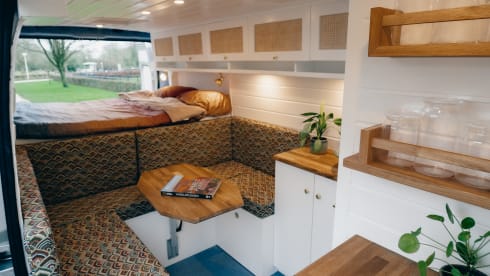 Maison Bohème – Luxe off-grid boutique camper | Citroën Jumper 2017 | Vast bed