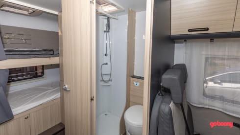 Spacious new family camper