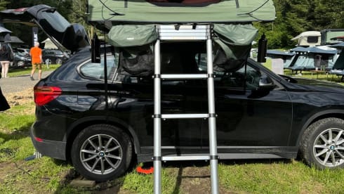Daktent huren – Thule roof tent including BMW X1