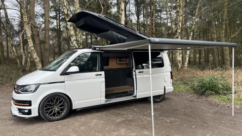 4 berth Volkswagen campervan from 2016
