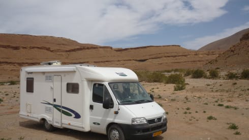 Rent a nice camper, extra's including bike rack