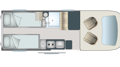 Fully equipped Campervan (2023) – Randger R640 - 2 pers.