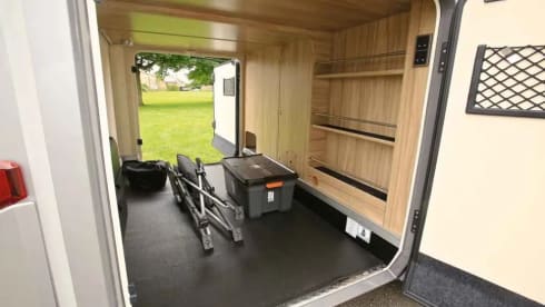 Ellen Mae  – Luxurious and spacious high end 4 berth Hymer A Class Motorhome