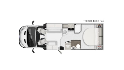Island Bed 4 berth Autotrail F74 2025