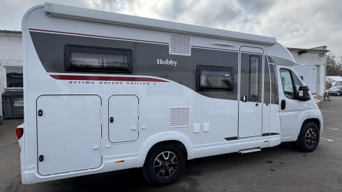 Hobby Ontour Edition F V65GE, Einzelbetten, Klima, SAT