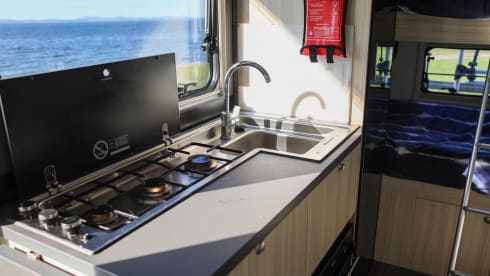 Saltire sunsets Motorhome hire  – 6 berth Fiat alcove from 2021