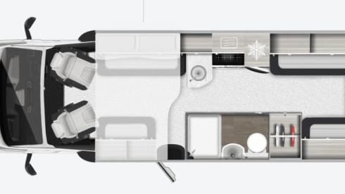 Vango – Autotrail semi-geïntegreerde camper met 6 slaapplaatsen vanaf 2023
