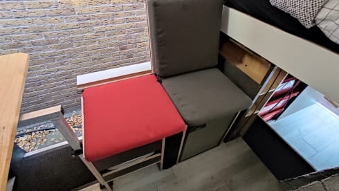 Dubbele schuifdeur en dubbele luifel – 4p Fiat L2H2 bus from 2010 suitable for off-grid