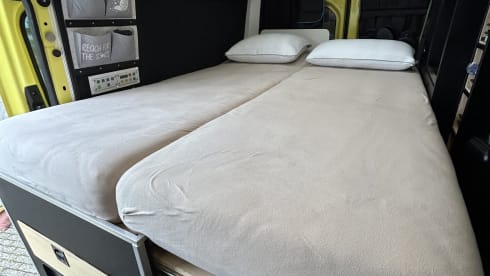 Yellowtrack  – Powerful Mercedes campervan – freedom, comfort and adventure for two!