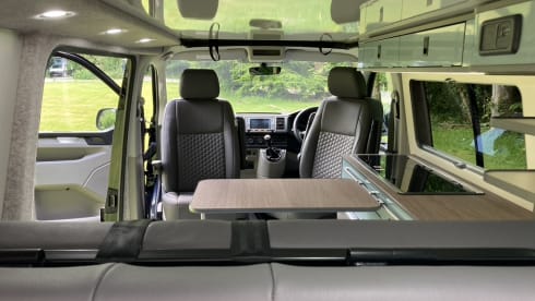 Ruthern –  VW T6  beautifully converted by Ecowagon.  Pitch available