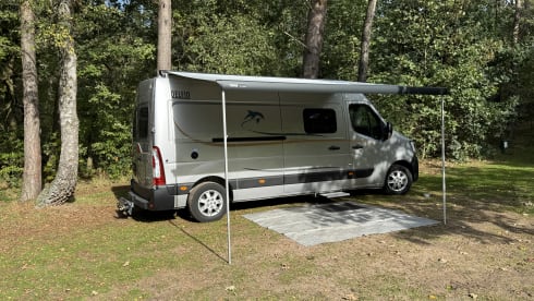 Camper van (2024), 2 berths and swivel module bike carrier