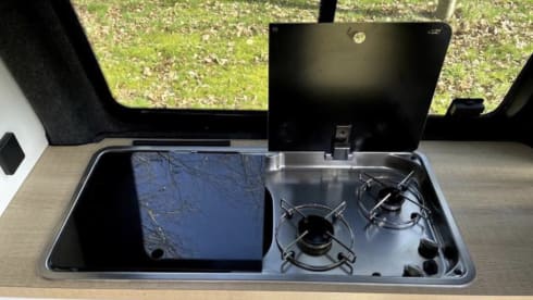 Hippe 4 persoons Volkswagen T6 (ombouw in 2022)