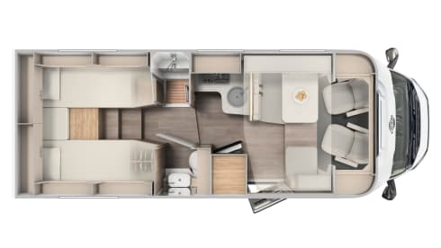 Billie – 4p Carado from 2024, semi-integrated 