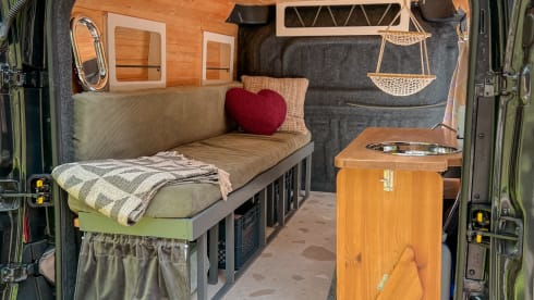 Dolores – Unique and complete single-person camper Dolores. Small van, big adventure.