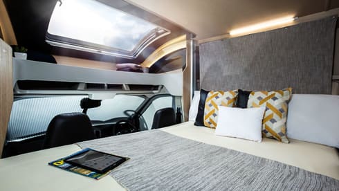 Bruce – Autotrail Tribute F70. 2021 luxury 4 berth motorhome. Known as ''Bruce''.