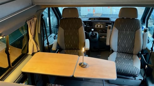 Practical and comfortable Ford Nugget with high roof