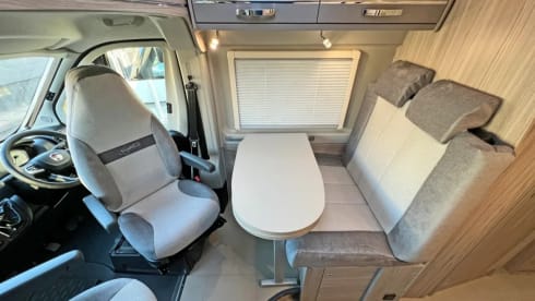 Betty Ruth – Elddis 4 berth Automatic Campervan 2024 With Double Bed Pop Top