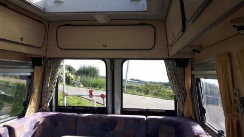 Lady – Comfortable, cheerfully pimpered, light Safari bus camper