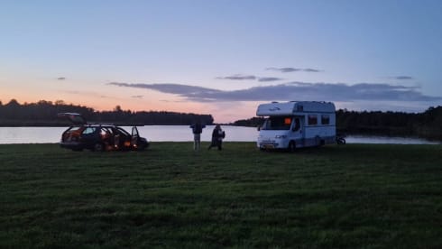Camper Coby – 6p Bergland Alcove from 2010, especially for tall people!