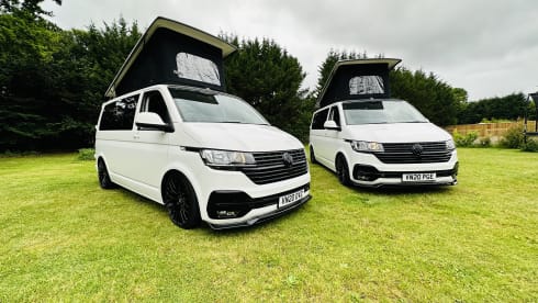 4 berth Volkswagen Transporter campervan from 2020