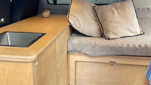 VW Canpervan con 2 posti letto - stile Scandi - 2018