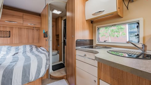Camper met sfeer – 4 Person Chausson half integral