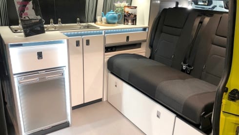 4 berth Volkswagen campervan