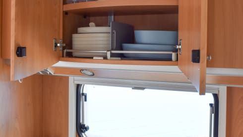 2 to 4 person Bürstner camper for the perfect holiday