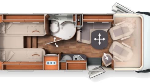 Luxurious and comfortable new Carthage motorhome