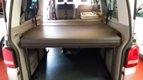 Camper Van Beethoven – 4 berth pop top Volkswagen campervan, 2015