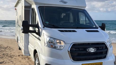 Making Memories 3 – 4-person Ford Carado semi-integrated from 2025 with a lifting bed