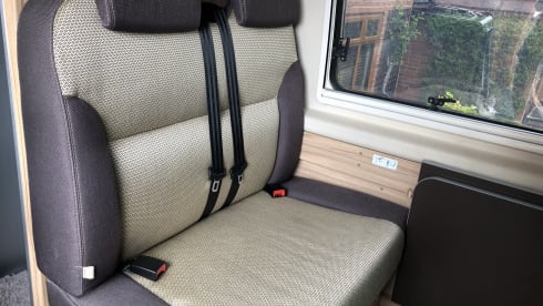 The Van – 4 berth Hymer campervan from 2018