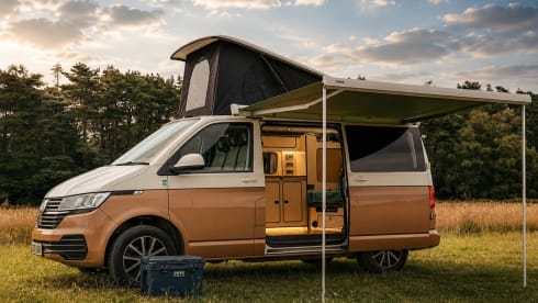 Oakley – Premium VW T6.1 Campervan 2021 — Hefdak, slaapplaatsen voor 4 personen
