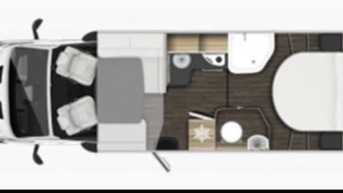 4 Berth Motorhome with Separate Double Bedroom