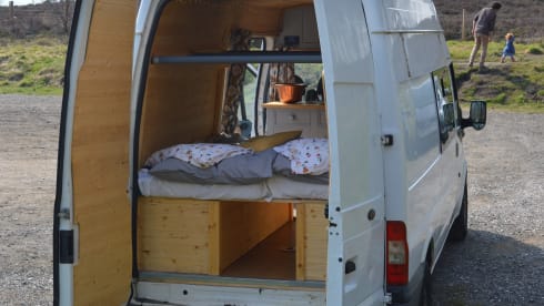 Iris – Quirky campervan designed for couples, families or anyone