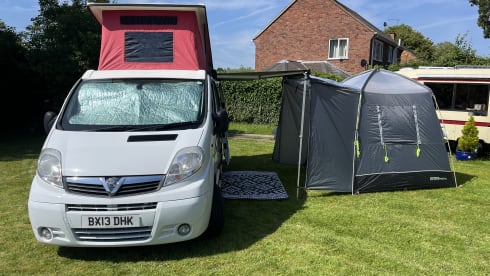 Calipso – 2 berth vauxhall Vivaro campervan  2013