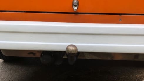Orange  – Hip Orange retro Volkswagen T-2 Camper
