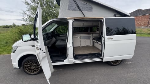 4 berth Volkswagen campervan from 2018
