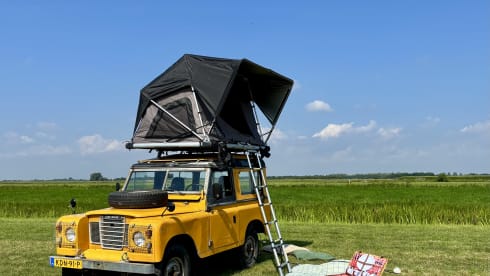 Kamperen in een echt oud land rovertje