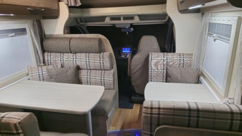 6 berth ford transit motorhome – 6 berth Chausson alcove from 2016